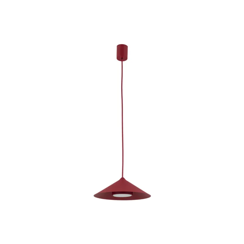 Tylko do końca tygodnia Lampa wisząca z czerwonym, stożkowym kloszem do nowoczesnej jadalni LUME 1xGX53 11695 TK Lighting