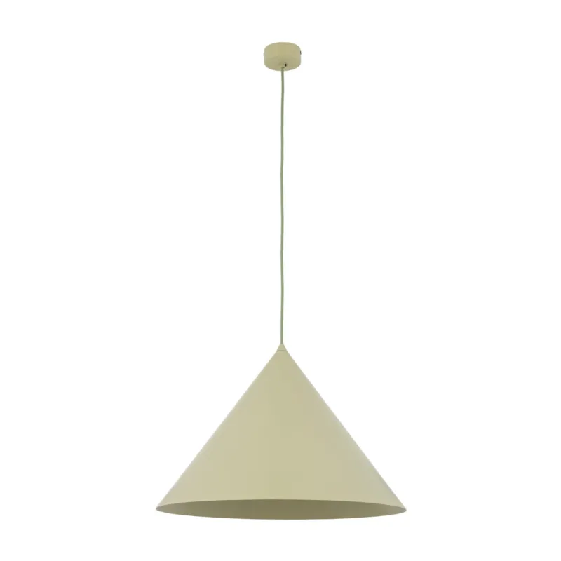 Nowość Lampa wisząca z zielonym kloszem stożkiem Ø50cm nad stół do jadalni CONO XL 1xE27 11420 TK Lighting