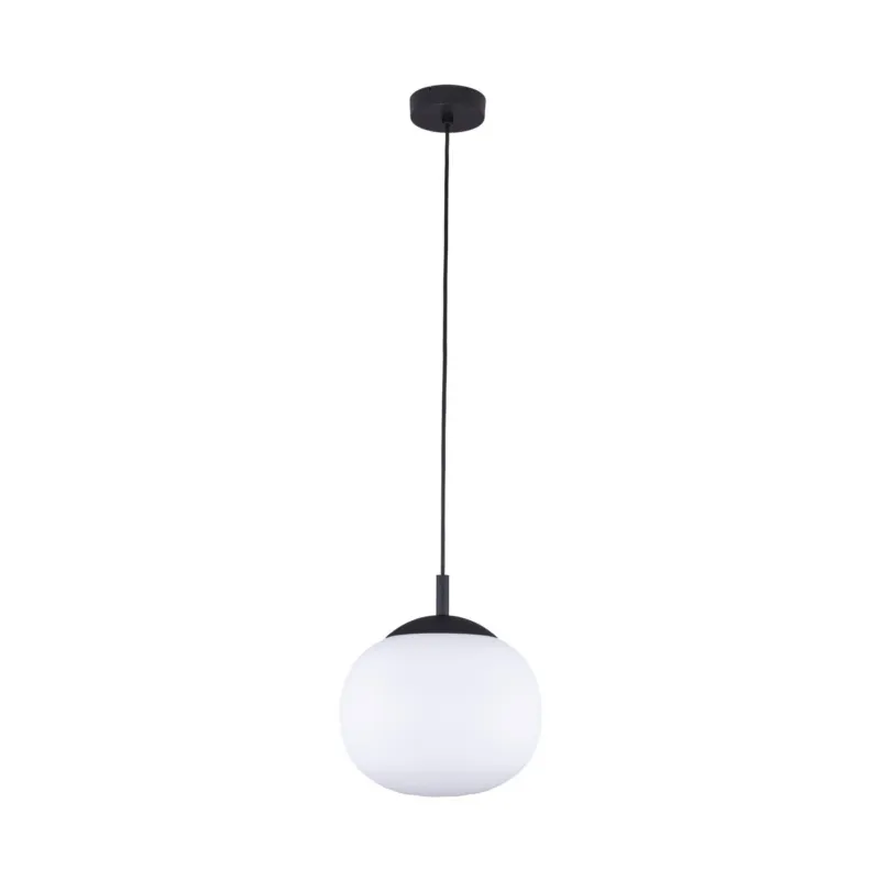 Tylko dziś Lampa wisząca ze szklanym, białym kloszem 25cm VIBE 1xE27 4759 TK Lighting