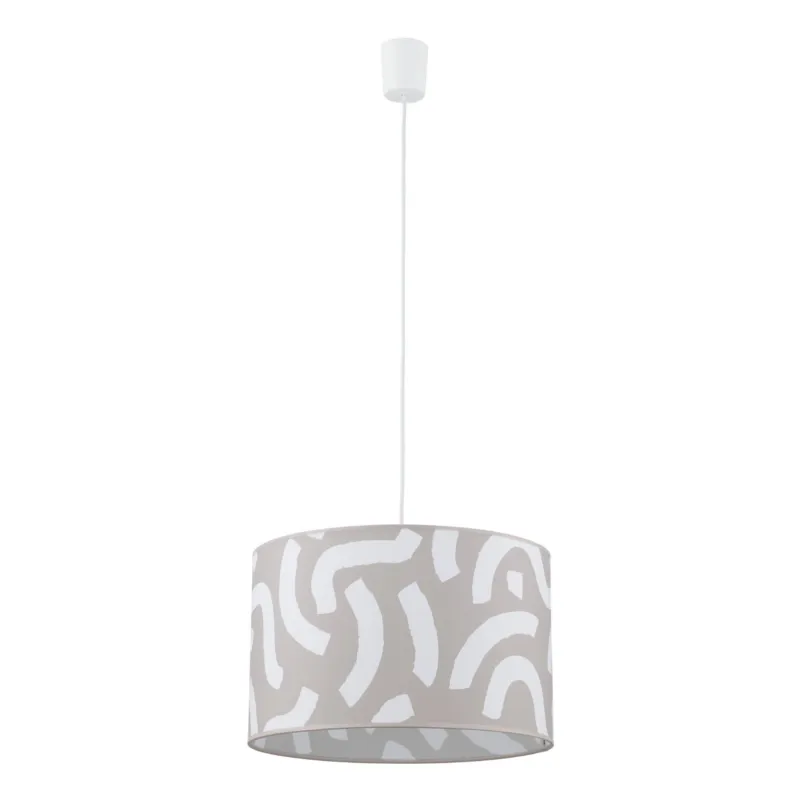 Lampa wisząca ze wzorzystym abażurem do nowoczesnego salonu 1xE27 AFRICANA 10904 TK Lighting Hit cenowy