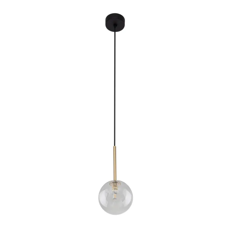 Lampa wisząca ze złotymi elementami NILOS czarno-złoty 1xG9 5941 TK Lighting Ostatnie sztuki