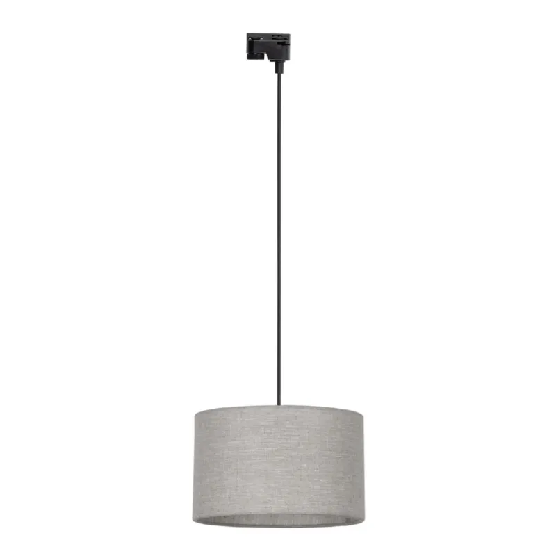 Ekspresowa dostawa Nowoczesna lampa wisząca z beżowym kloszem do systemu 1 fazowego TRACER LINEN 10670 TK Lighting