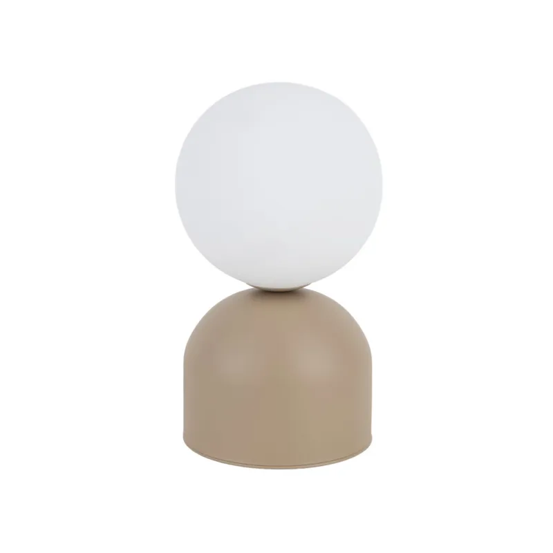 Dodaj do koszyka Minimalistyczna lampka nocna z kloszem kulą z mlecznego szkła 21cm wysokości MIKI Sabia 1xG9 11391 TK Lighting