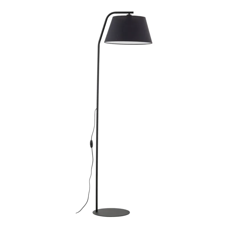 Zamów dziś Podłogowa lampa stojąca czarna z abażurem do jadalni, salonu 1*E27 FORMO BLACK 1*E27 16185 TK Lighting