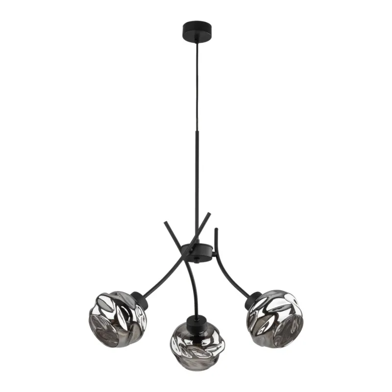 Tylko do końca tygodnia Podwieszana lampa ZULIA z designerskimi kloszami 3xE27 5748 TK Lighting