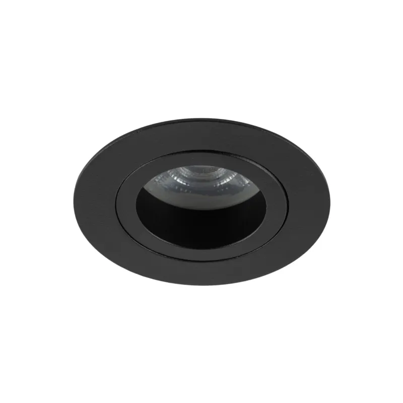 Oczko podtynkowe czarne AURA ruchome do nowoczesnej łazienki 10571 TK Lighting Rabat