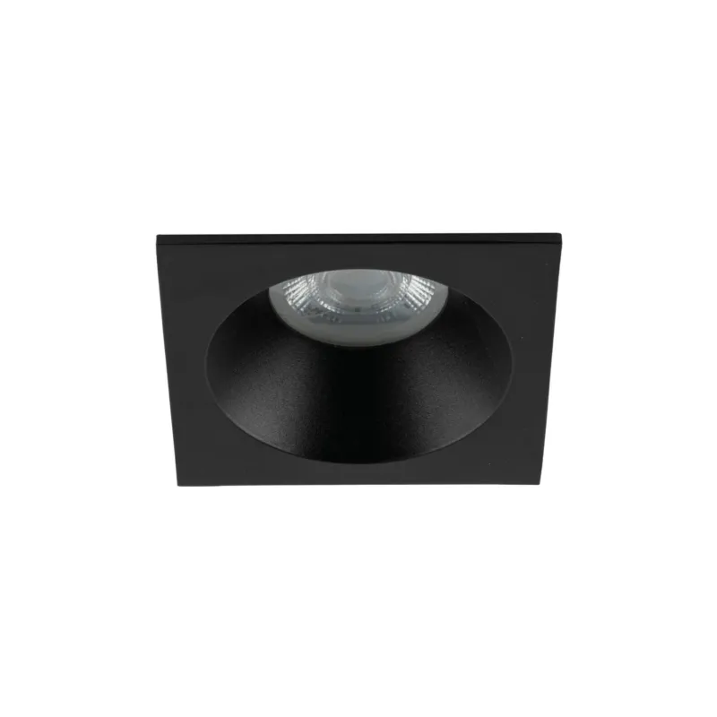 Zamów dziś Oczko wpuszczane kwadratowe łazienkowe PRISMA czarne na GU10 10581 TK Lighting