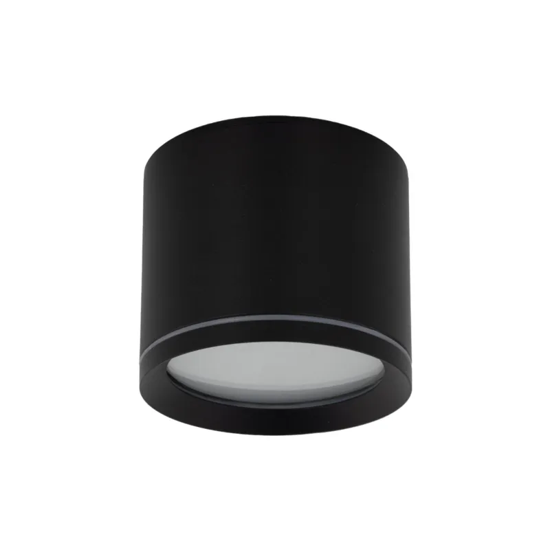 Bezpieczna płatność Tuba natynkowa czarna spot VIVO czarny na GX53 z IP44 do łazienki 10594 TK Lighting