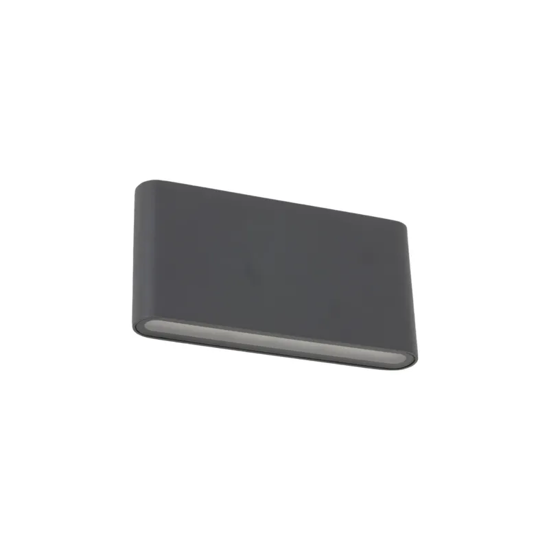 Aluminiowy, grafitowy kinkiet zewnętrzny elewacyjny 17,5cm szerokości ARWENA M GRAY IP54 18083 TK Lighting Super okazja