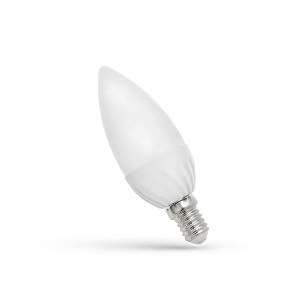 Bezpieczne zakupy ŻARÓWKA śWIECZKA LED 6W E14 BARWA CIEPŁA 3000K 520LM 230V SPECTRUMLED