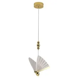 Sprawdź teraz Lampa wisząca Mariposa 1 złota LED CCT