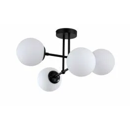 Wyjątkowa oferta Lampa wisząca Roma 4 czarna 4xE14