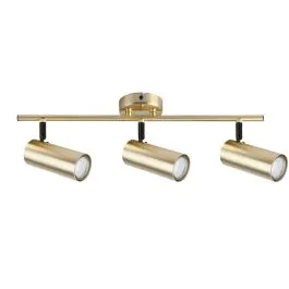 Colly lampa sufitowa mosiądz 3x15w gu10 klosz mosiądz Niska cena