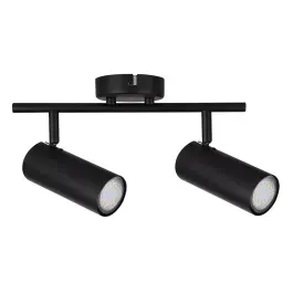 Colly lampa sufitowa czarny 2x15w gu10 klosz czarny Ostatnia szansa