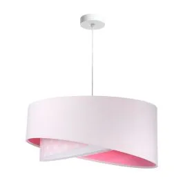 Asymetryczna lampa wisząca Galaxy Biała/różowa 060-109 BPS Koncept Okazja