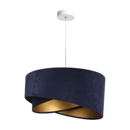 Asymetryczna lampa wisząca Galaxy Granatowa/złota 060-044 BPS Koncept Rabat