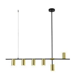 Lampa wisząca Arizona czarno - złota 6xGU10 Sprawdź teraz