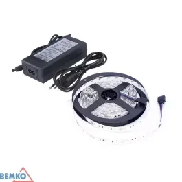 Bezpieczna płatność Zestaw Taśma LED + Zasilacz 12V 24W biała neutralna 5m IP65 D87-ZW-2835-300-IP65-ANW
