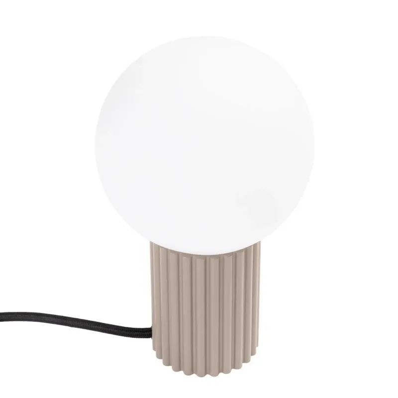 Dostępne od ręki Lampa biurkowa modna kula na stół HALO taupe Sollux SL.1746