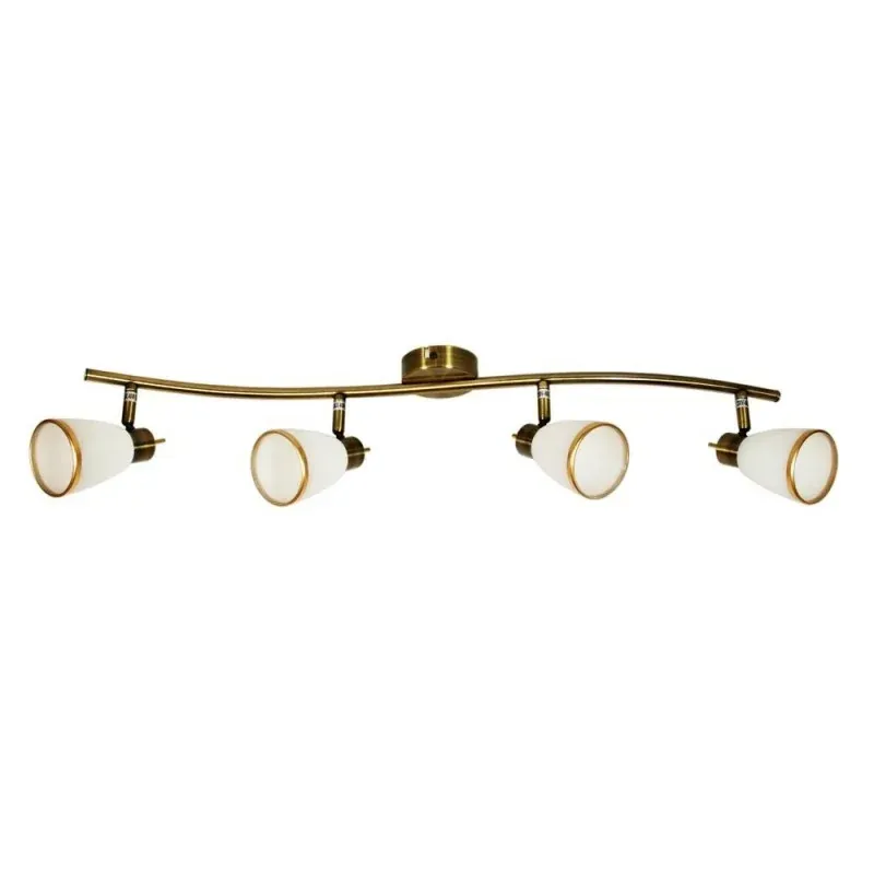 Wyjątkowa oferta REGENT LISTWA 4X40W G9 PATYNA (BŻ) Candellux
