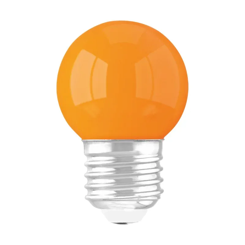 Żarówka LED E27 dekoracyjna pomarańczowa kulka o mocy 1W 04635 ULKE IDEUS Okazja