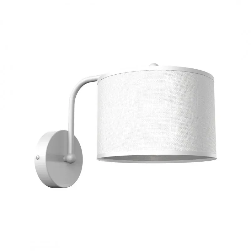 Super okazja Kinkiet biały bawełniano-metalowy 1xE27 ALBION MLP7504 EKO-LIGHT