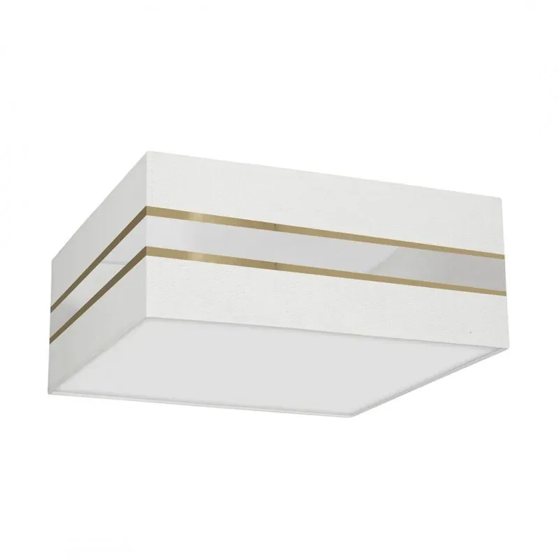 Biało-złota lampa sufitowa kwadratowa 50cm 3xE27 ULTIMO MLP7348 EKO-LIGHT Okazja