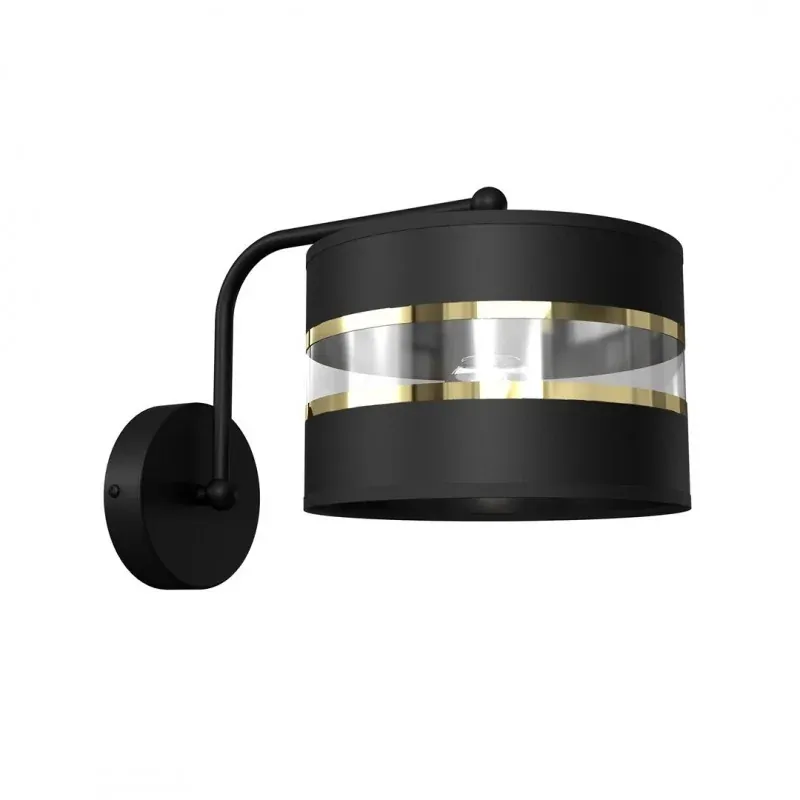 Lampa ścienna czarno-złota 1xE27 ULTIMO MLP7334 EKO-LIGHT Dostępne od ręki
