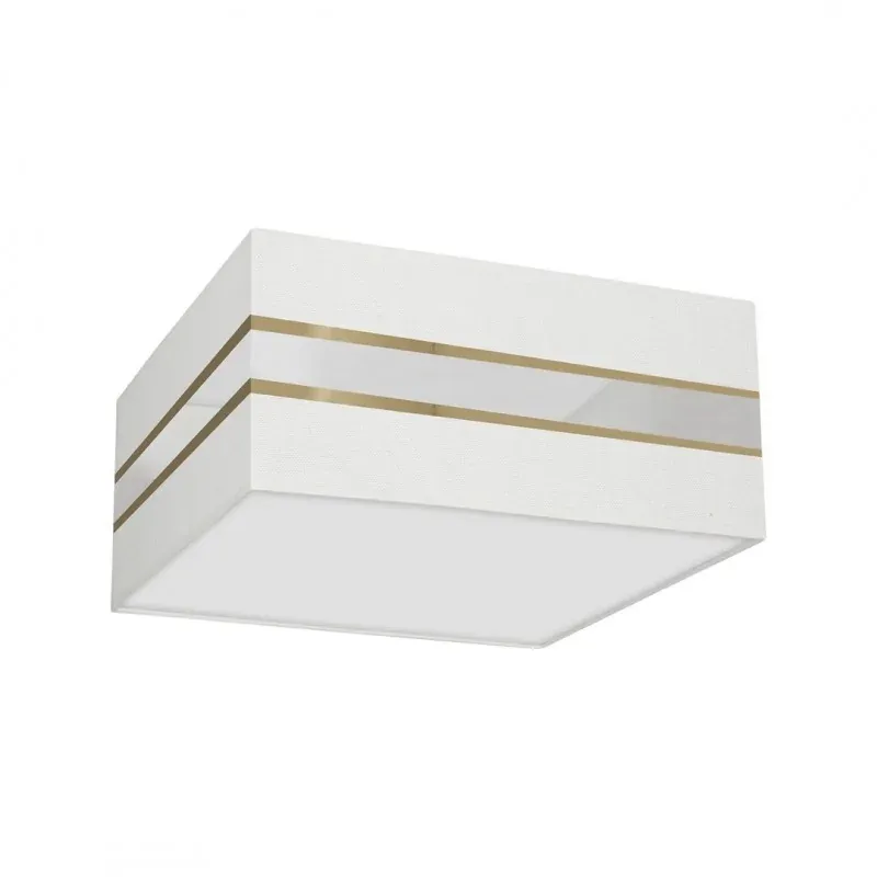Tylko do końca tygodnia Biała lampa sufitowa kwadratowa 40cm 2xE27 ULTIMO MLP7347 EKO-LIGHT