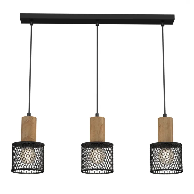 Potrójna lampa wisząca o ażurowych kloszach 3xE27 SOBRESA MLP8560 EKO-LIGHT Oferta czasowa