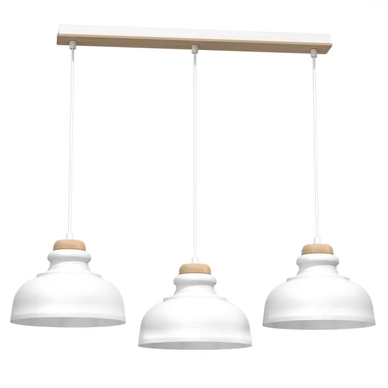 Biała lampa wisząca - listwa 75cm 1xE27 ASMUND MLP8294 EKO-LIGHT Szybka wysyłka