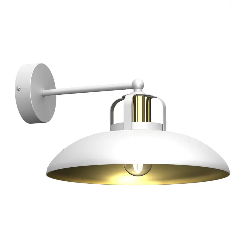 Kinkiet metalowy biel + złoto FELIX MLP7702 EKO-LIGHT Ekspresowa dostawa