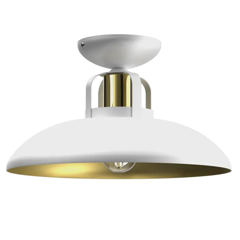 Biała lampa sufitowa ze złotym wnętrzem 1xE27 FELIX MLP7703 EKO-LIGHT Tylko do końca tygodnia