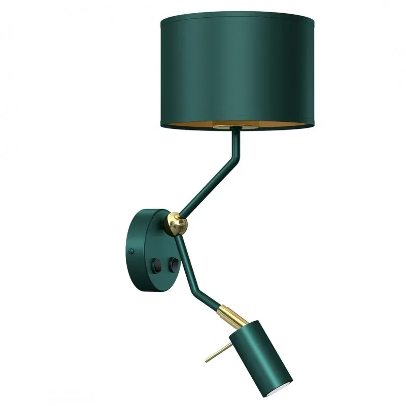 Kinkiet z dodatkowym źródłem światła 1xE27 + 1xGU10 mini VERDE MLP7873 EKO-LIGHT Premium
