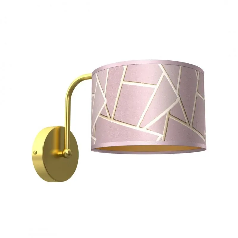 Wysoka jakość Kinkiet różowo złoty 1xE27 ZIGGY PINK MLP7583 EKO-LIGHT