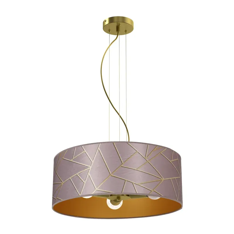 Nie przegap Lampa wisząca okrągła 50cm 3xE27 ZIGGY MLP7591 EKO-LIGHT