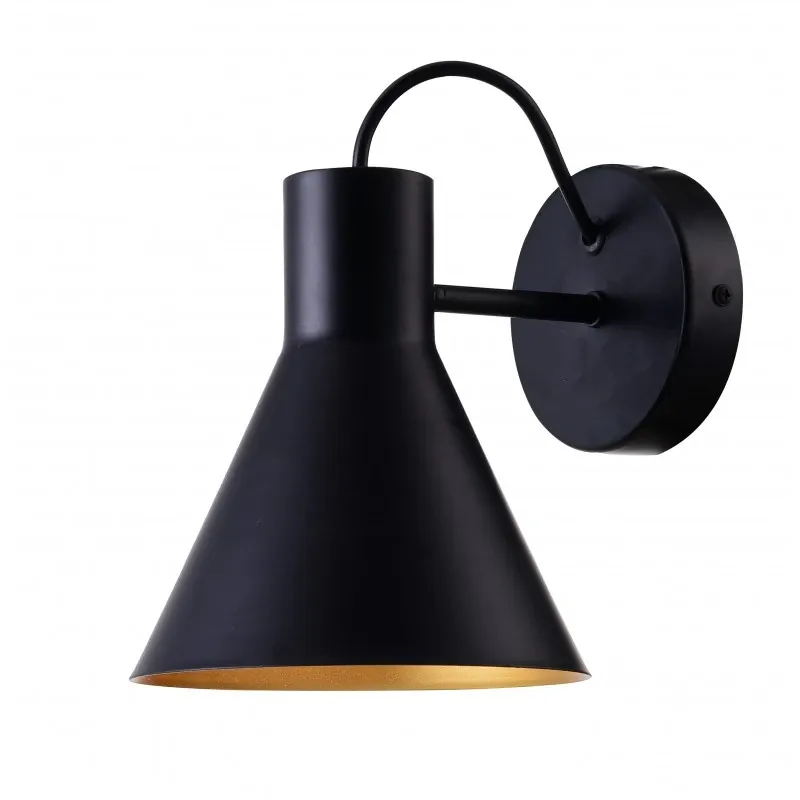Wyjątkowa oferta Czarny matowy kinkiet do salonu- nowość!