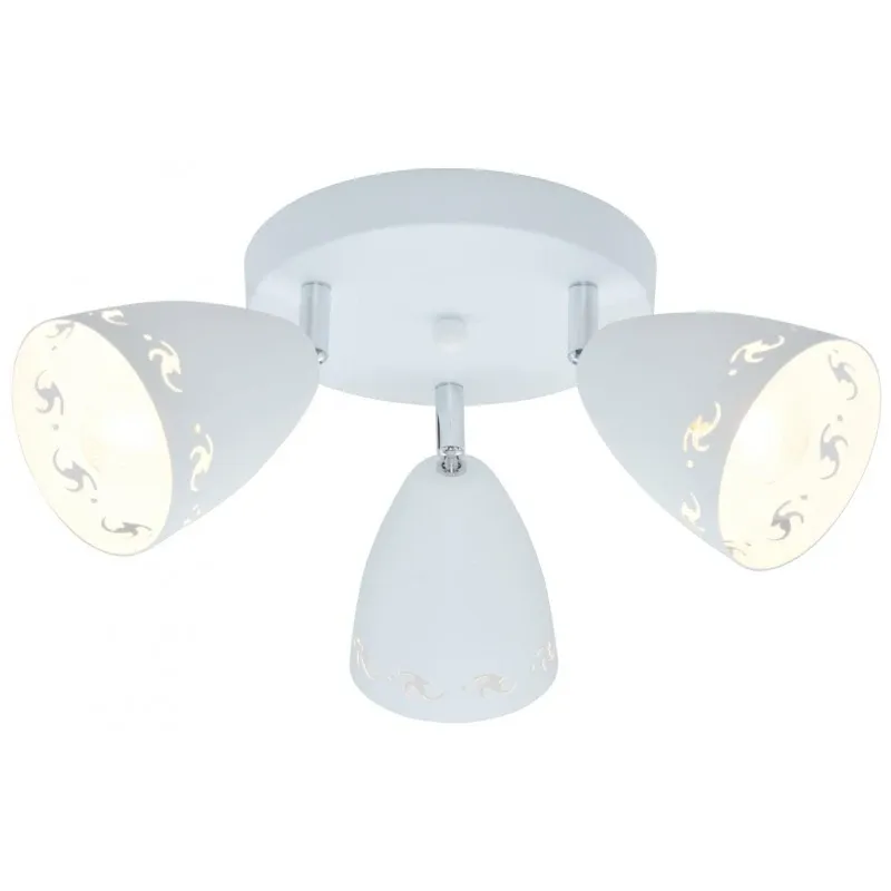 Wyprzedaż COTY LAMPA SUFITOWA PLAFON 3X40W E14 BIAŁY MAT