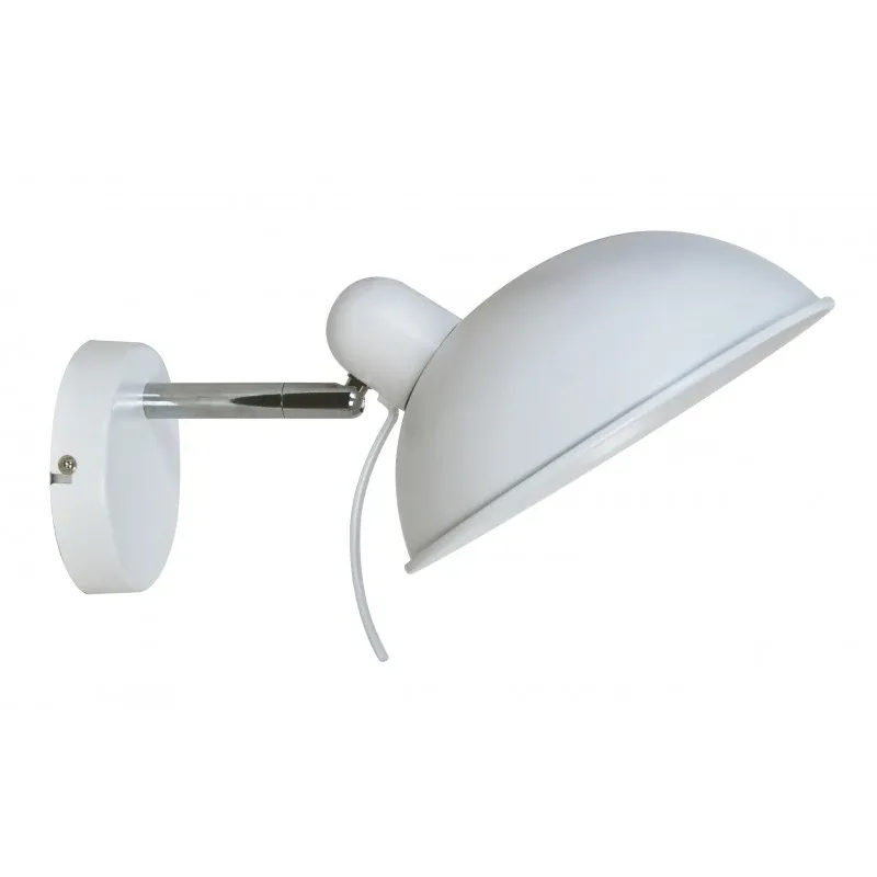 DURIO LAMPA KINKIET 1X40W E14 BIAŁY Promocja