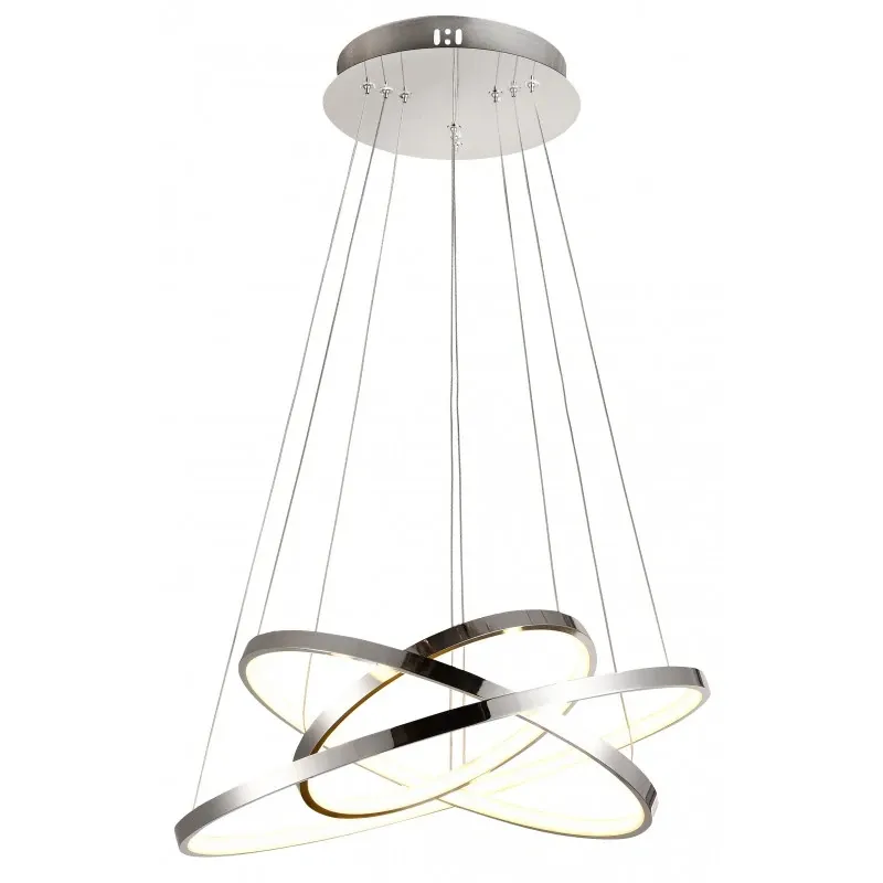 LUNE LAMPA WISZĄCA 50 OKRĄGŁY POTRÓJNY 60W LED 4000K CHROM Premium