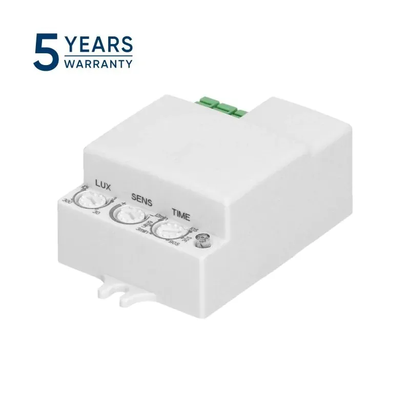 Mikrofalowy czujnik ruchu 360st/180st IP20 2000W mini biały OR-CR-280 ORNO Łatwy zwrot