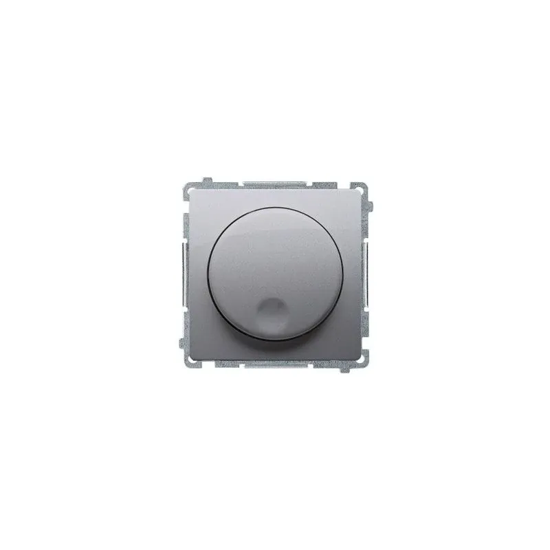 Dostępne od ręki Ściemniacz naciskowo-obrotowy inox BMS9T.01/21 Simon Basic Kontakt-Simo