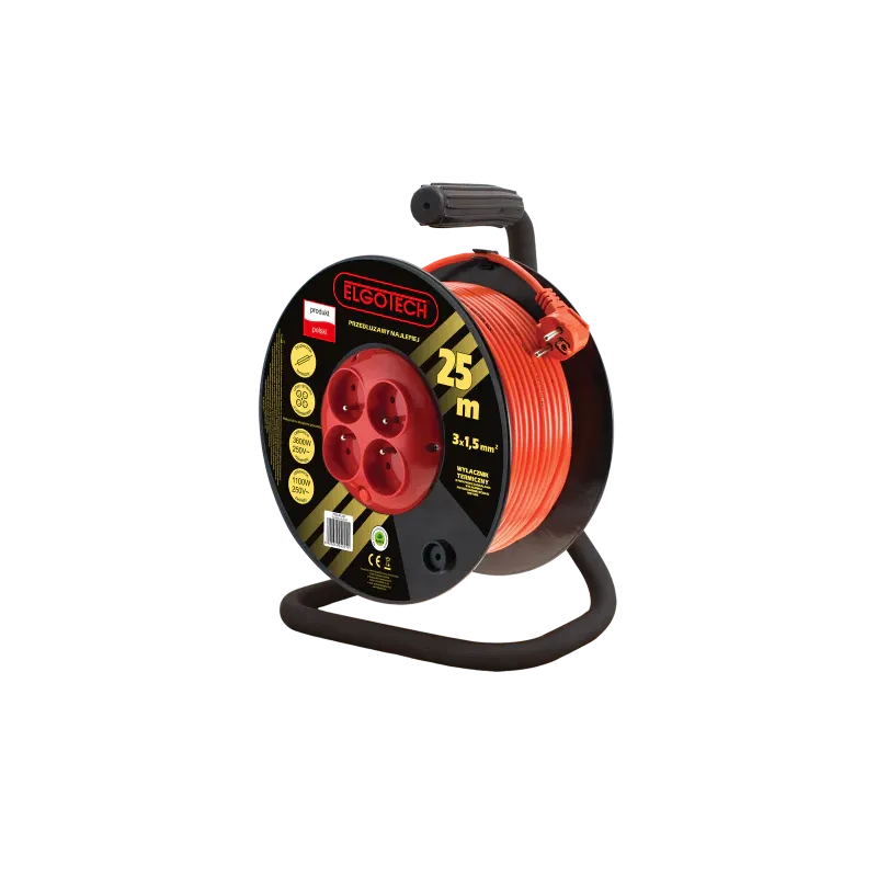 Przedłużacz Bębnowy 4Gn 20M 3X1,5Mm (Pzb-40-20Y) Oferta limitowana