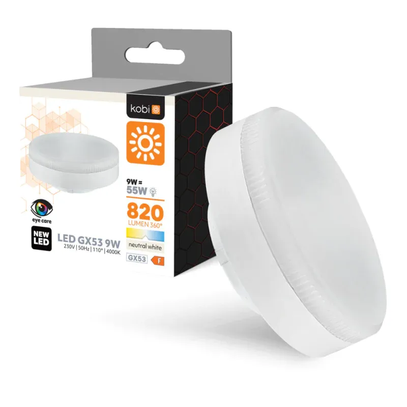 Okazja Żarówka Led Gx53 9W 4000K Kobi