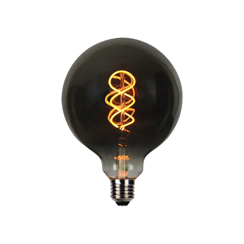 Led Line Prime Żarówka Led E27 4W 1800K 150Lm 220-240V Filament G125 Kula Retro Vintage Grafit Ściemnialna Taniej