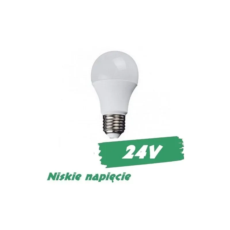 Żarówka Led E27 24V 10W Ecolight - Biała Ciepła Wysoka jakość