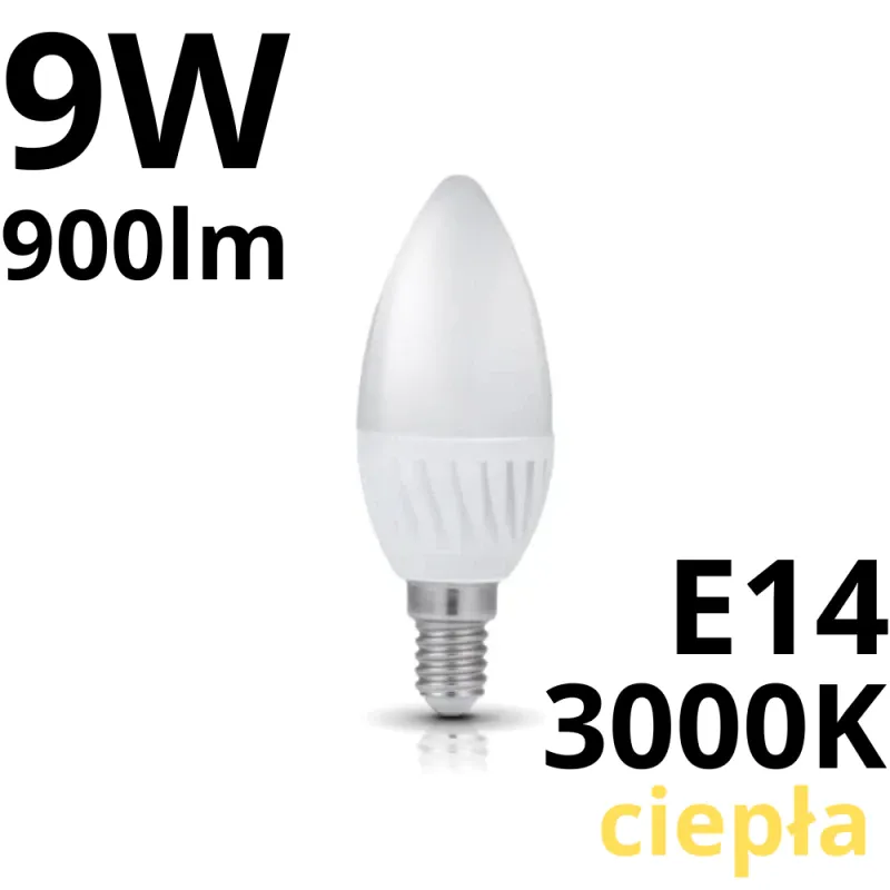 Żarówka Led E14 Sw Premium 9W 900Lm - 3000K Zniżka