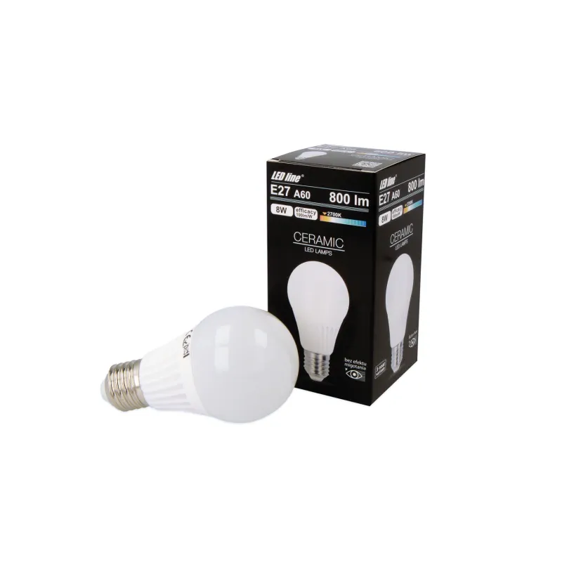 Cena promocyjna *Led Line™ E27 8W 2700K 800Lm 170-250V A60