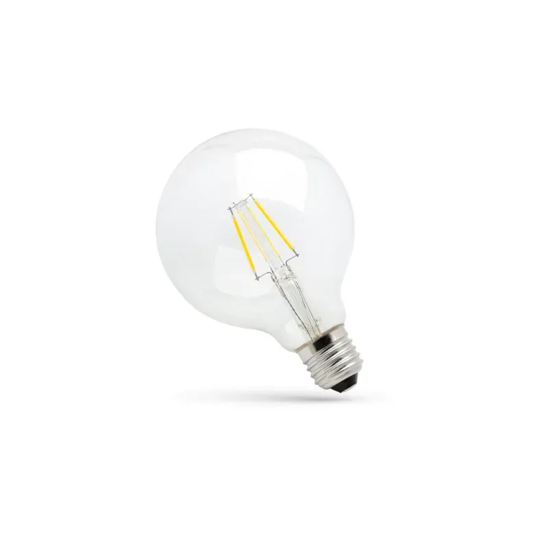 Super okazja Żarówka E27 Led 4W Glob G95 230V 4W - Biała Ciepła