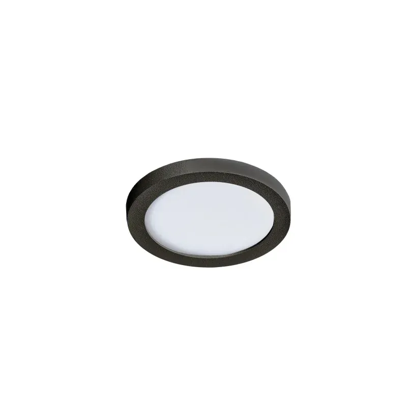 Bezpieczna płatność Slim 9 Round 4000K Ip44 Black